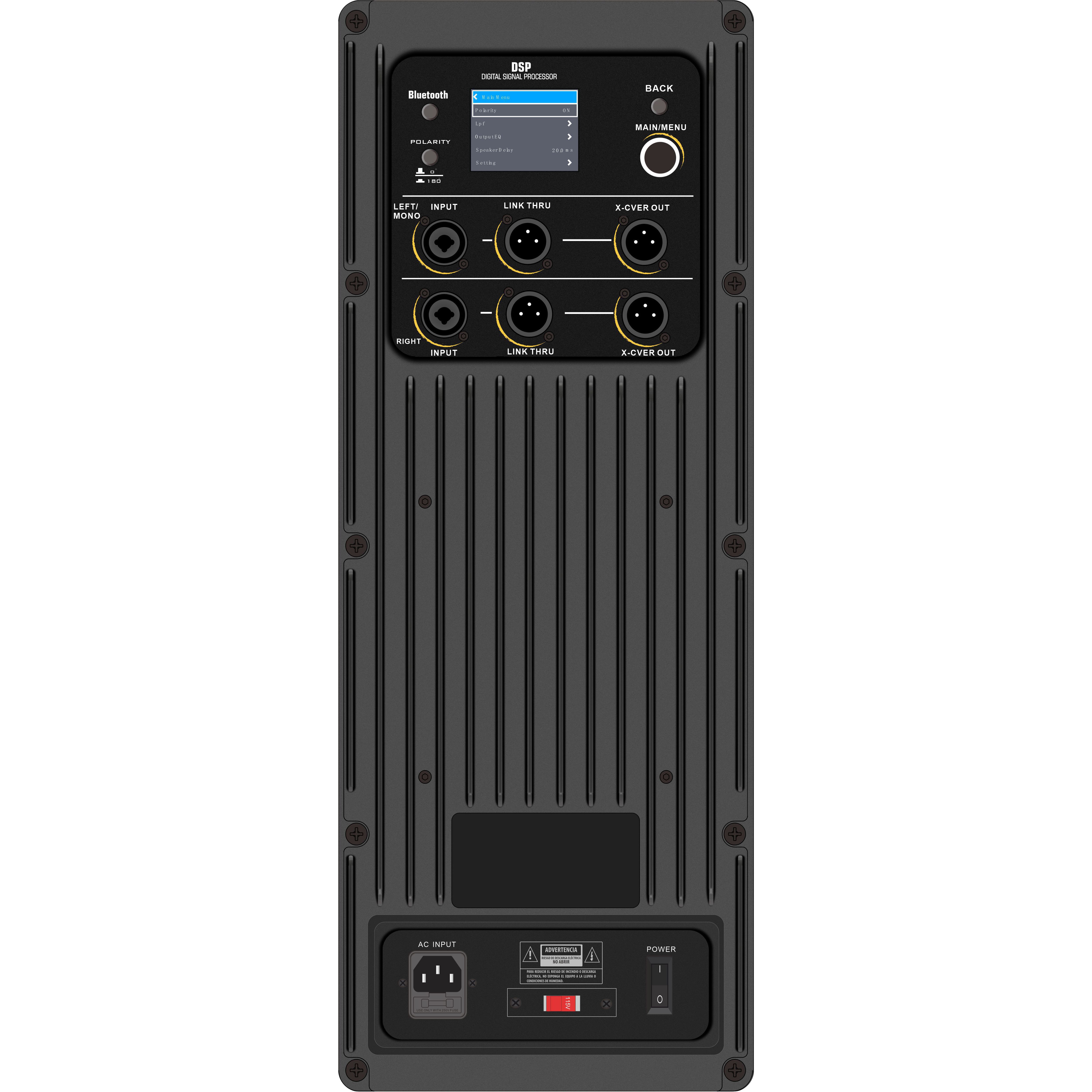 DSP2504SUB DSP Pro Subwoofer vahvistin